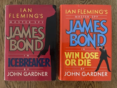 $15 • Buy 2 John Gardner James Bond 1st/1st HC+DJ Icebreaker Role Of Honor Ian Fleming 007