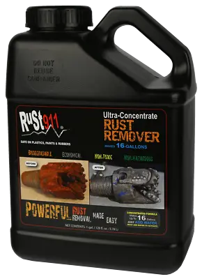 Rust911 Rust Remover MAKES 16-gal Ultra-Concentrate 1-gal FREE SHIPPING • $75.95