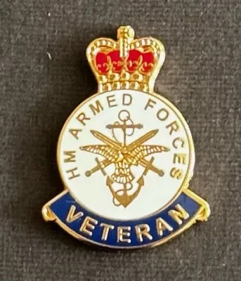 Armed Forces Army Veteran Remembrance Enamel Pin Badge - Never Forgotten • £6