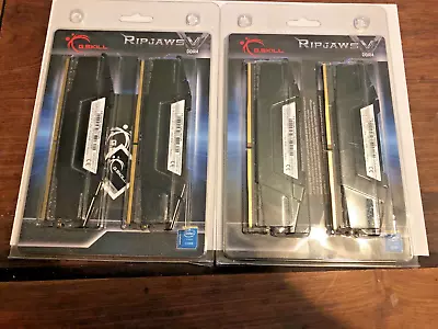 16GB (2x8GB) G.Skill Ripjaws V 3600MHz DDR4 RAM F4-3600C18D-16GVK - 2 PACKETS • $76