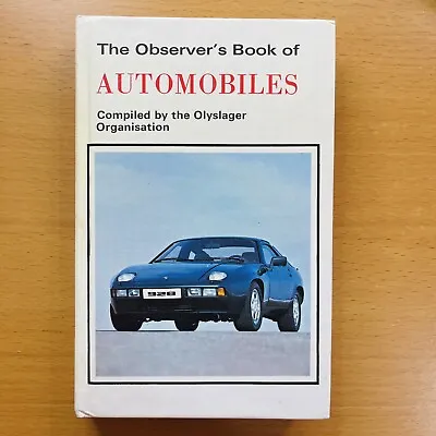 The Observer's Book Of AUTOMOBILES Compiled By The Olyslager Organisation  • £5.99