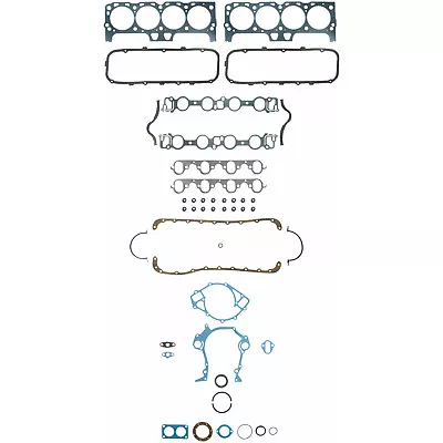 $102.97 • Buy Ford 429 460 Fel Pro Full Gasket Set Head Valve Cover Exhaust Oil Pan 1968-1985