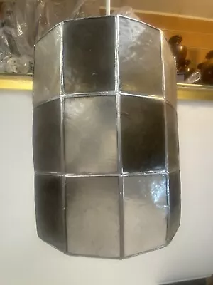 Ceiling Pendant Light Shades Grey  Natural Capiz Shell • £18.95