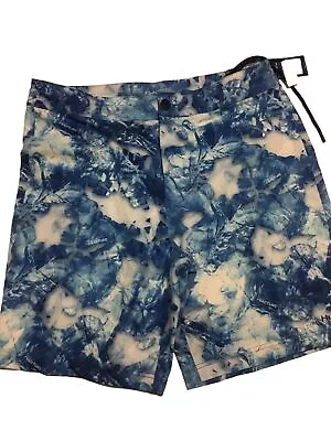 Huk Fishing Shorts Mens Size 36 Blue Mossy Oak Camo. Performance Fabric NWT • $35.99