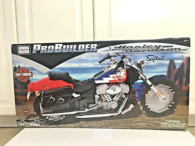 NEW Mega Bloks ProBuilder Harley Davidson Softail Motorcycle 9771 • $159.98