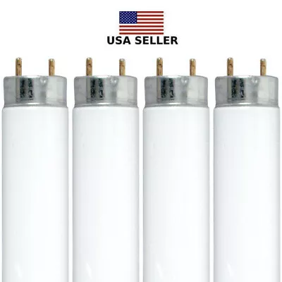 4-Pack F17T8/CW 17w Watt 24  Inch Linear Fluorescent Lamp Bulb 4100K Cool White • $24.99