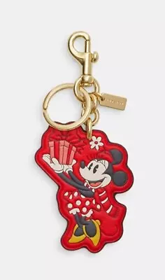 Coach X Disney Minnie Mouse Bag Charm - Electric Red - Brand New W Tags  • $13.50