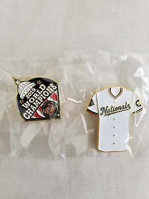 Washington Nationals 2019 World Series Champions Pins-Set Of Two • $12