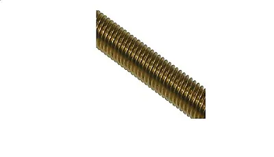 £17.50 • Buy 1 Metre Solid Brass Threaded Rod Bar Studding All Thread M4 M5 M6 M8 M10