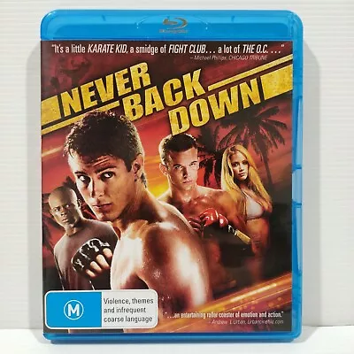 Never Back Down (2008) Blu-Ray Cam Gigandet Sean Faris Region B Like New • $9.95