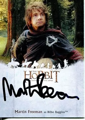 Hobbit Battle Of 5 Armies Autograph Card MF Martin Freeman As Bilbo Baggins • $315.72