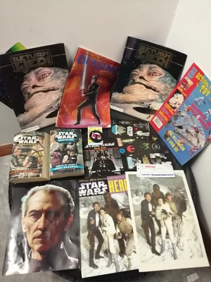 £10 • Buy  Bundle Of Original Star Wars Memorabilia Photos Magazines Books Vintage 