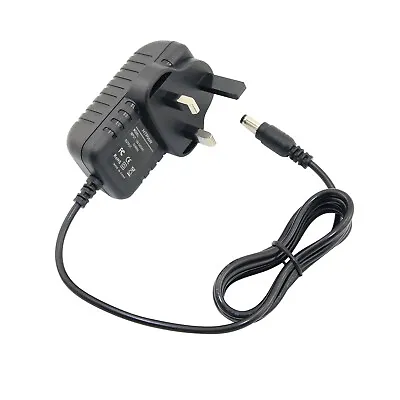 UK Mains 9V 1A 100mA 300mA 400mA 500mA 700mA 1000mA 5.5mmx2.1mm AC/DC Adapter • £5.03