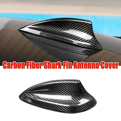 £35.99 • Buy Real Carbon Fiber Antenna Shark Fin For Bmw E90 E92 F20 F30 F10 F34 G30 G20 X4 X