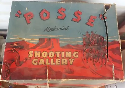 £405.79 • Buy Vintage Wyandotte Posse Mechanical Shooting Gallery With Rough Box