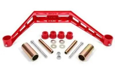 BMR Fit 79-93 Ford Mustang Transmission Crossmember TH400 / T-56 - Red • $182.22