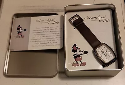 Mickey Mouse Steamboat Willie Tank Style Since 1928 Watch Disney Unworn • $24.99