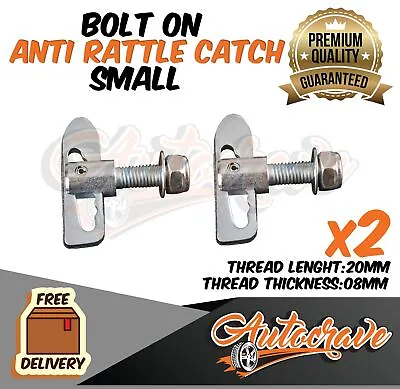 $12.95 • Buy 2x Small Anti Rattle Latch Luce Small BOLT ON Luse TRAILER TRUCK UTE TAILGATE