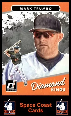 2017 Donruss #3 Mark Trumbo Cyan Back • $1.69