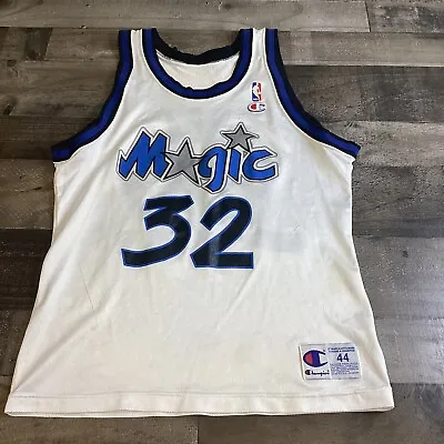 $43.50 • Buy Shaquille Shaq O'Neal Orlando Magic Size 44 1990s Vintage Champion Jersey