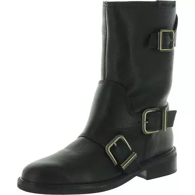 Vince Camuto Womens Alicenta Black Mid-Calf Boots Boots 7 Medium (BM) BHFO 7879 • $44.99