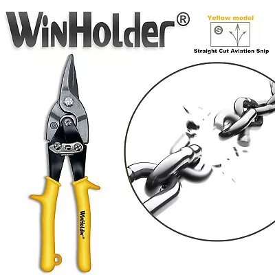Aviation Tin Snips Straight Cut Sheet Metal Cutters Shears Scissors Professional • $10.99