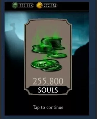 $42.69 • Buy MORTAL KOMBAT MOBILE !!🟢 100K SOULS+99M COINS!! Android+IOS⚡ See Description⚡