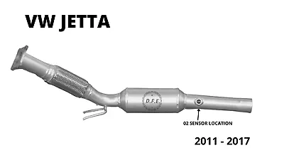 Catalytic Converter For Volkswagen Jetta 2011 - 2017 • $145