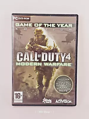 Call Of Duty 4: Modern Warfare PC: Windows PAL UK Complete Inc. Manual Disc VGC • £4.90