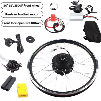 20  Inch Front Wheel 36V Electric Bicycle Ebike Conversion Kit Hub Motor Cycling • $170.05