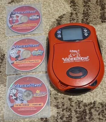 RARE 2003 Hasbro Koolaid (Kool Aid) VideoNow Red Working With Discs • $2.99