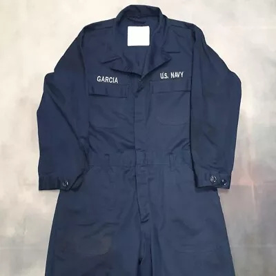 US Navy Military Issued Army Airforce Naval Coverall Utility Suit 42S • £24.95