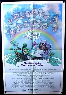 Original Full Sheet Poster For  The Muppet Movie  - 1979. • $139.95