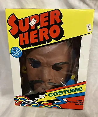 UNUSED!! 1980s THE A-TEAM  MR. T  Halloween Costume Mask BEN COOPER 1983 Vintage • $159.99