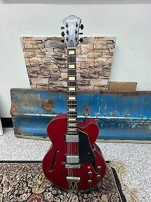 Ibanez Artcore AFV10A 6-String Semi-Hollowbody Electric Guitar Cherry Finish • $500