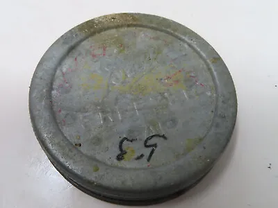 $6 • Buy Vintage Zinc Ball Freezer Cap 3 1/2  Lid Only Screw On Wide Mouth