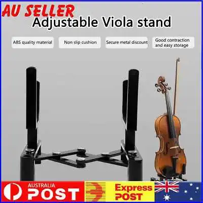 $13.99 • Buy Wood Violin Stand Portable Folding Guitar Instruments Ukulele Rack (Black)