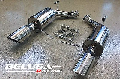 Beluga Racing 11-14 Ford Mustang V6 3.7L T304 Stainless AxleBack Muffler Exhaust • $339.99