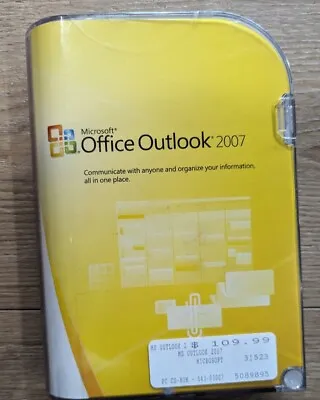 Microsoft Office Outlook 2007 Software With Key • $17.99