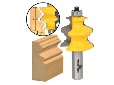 1-1/2  Architectural Molding Router Bit - 1/2  Shank - Yonico 16133 • $22.95