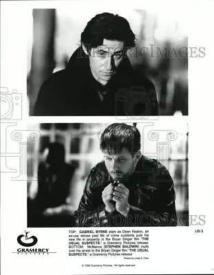 1995 Press Photo Gabriel Byrne And Stephen Baldwin Star In  The Usual Suspects  • $17.99