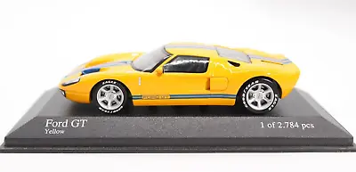 Minichamps 1:43 Diecast Ford GT Race Car Yellow 2004 • $28.04