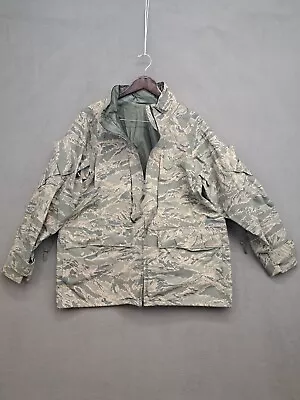 Military Parka All Purpose Environmental Camo Gore Tex Large Short Waterproof • $39.99