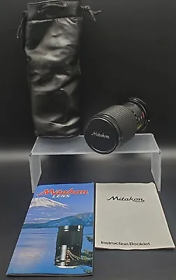 Mitakon MC Macro 80-200mm Zoom Lens F4.5 W/ Soft Case And Pamphlets • $26.95