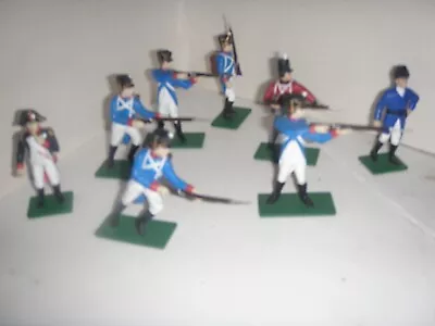 8 Blue Box Die Cast Soldiers Napoleonic 1/32 • £14.95