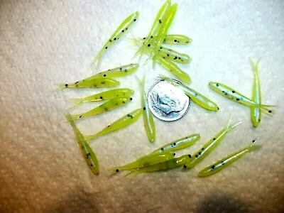 100-1 1/8  Micro Crappie-panfish-trout-minnows-grubs-jigs-fork-split Tail-flukes • $14.99