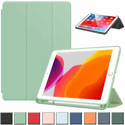 $20.59 • Buy For IPad 5/6/7/8/9th Gen Air 3 4 Pro 11 Flip Smart Case Cover With Pencil Holder