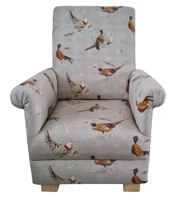 £114.85 • Buy Fryetts Pheasants Fabric Child's Chair Kids Armchair Birds Beige Nursery Bedroom
