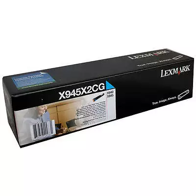 Lexmark X945X2CG Cyan Toner Cartridge Genuine Original X940 X945 . • £12.95