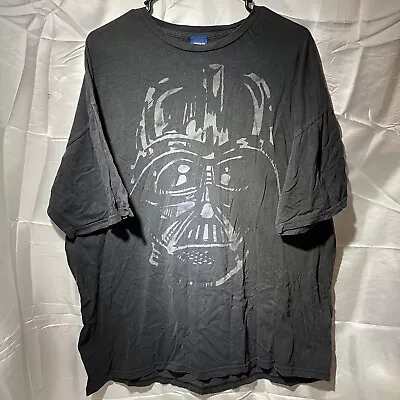 Star Wars Men's Darth Vader T-Shirt Size 2XL VTG 90's Black Short Sleeve • $11.24